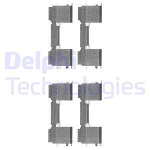 Zestaw akcesoriów, klocki hamulcowe Delphi LX0478