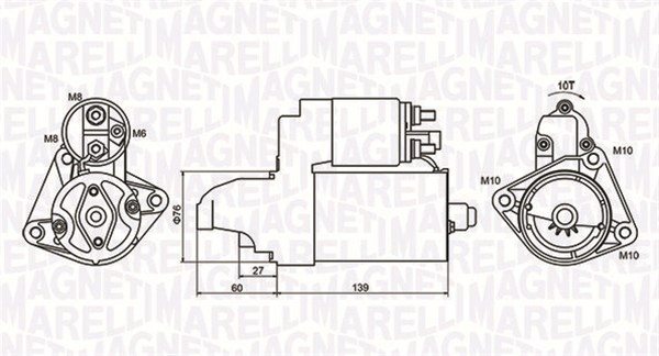 Rozrusznik Magneti Marelli 063721050010