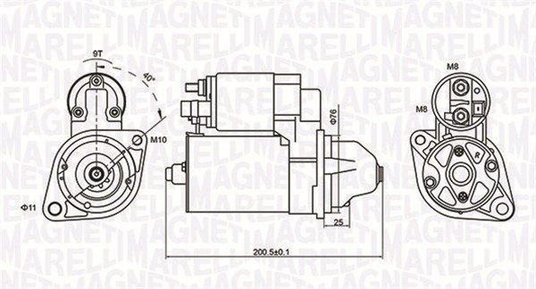 Rozrusznik Magneti Marelli 063721412010