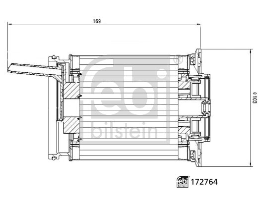 Filtr paliwa Febi Bilstein 172764