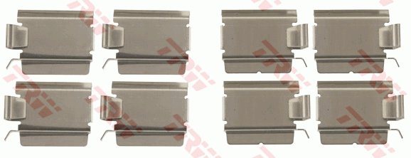 Zestaw akcesoriów, klocki hamulcowe TRW PFK656