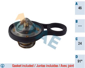 Termostat, płyn chłodzący FAE Elektryka 5303291