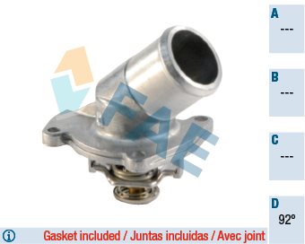 Termostat, płyn chłodzący FAE Elektryka 5320792