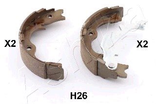 Zestaw szczęk hamulcowych, hamulec postojowy Ashika 55-0H-H26