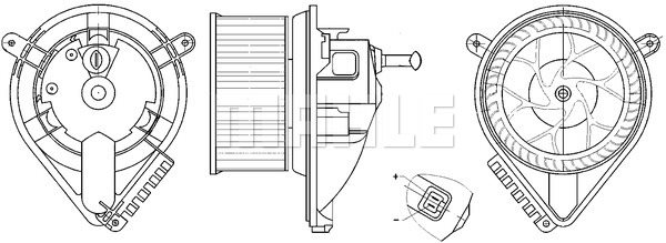 Wentylator wewnętrzny Mahle AB 271 000S