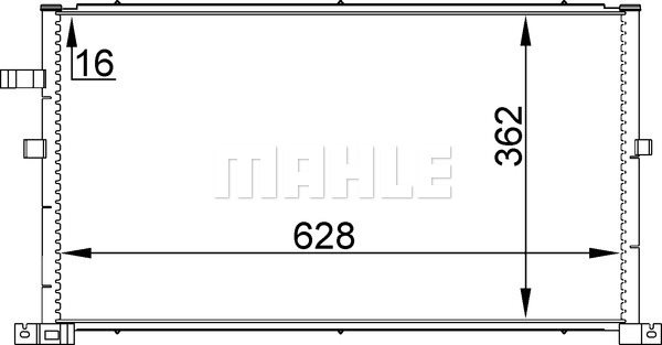 Skraplacz, klimatyzacja Mahle AC 296 001S