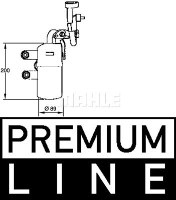 Osuszacz, klimatyzacja Mahle AD 281 000P