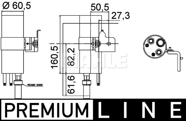 Osuszacz, klimatyzacja Mahle AD 290 000P