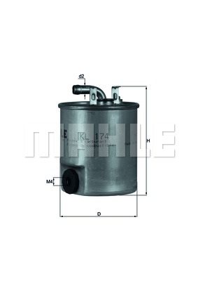 Filtr paliwa Mahle KL 174