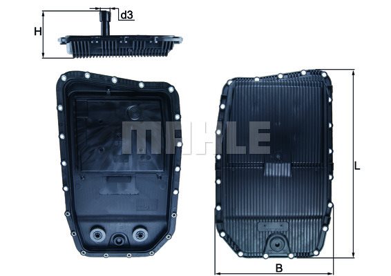 Miska olejowa, automatyczna skrzynia biegów Mahle HX 152