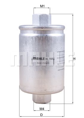 Filtr paliwa Mahle KL 158