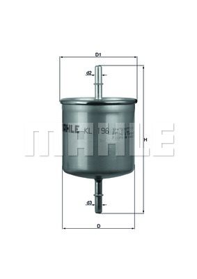Filtr paliwa Mahle KL 196