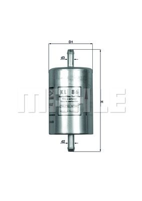 Filtr paliwa Mahle KL 86