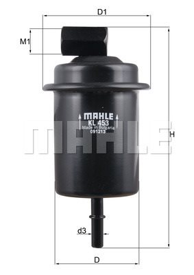 Filtr paliwa Mahle KL 453