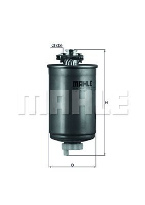 Filtr paliwa Mahle KL 75