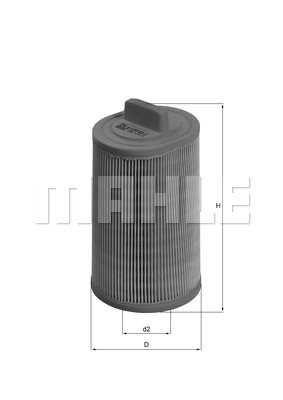 Filtr powietrza Mahle LX 1277
