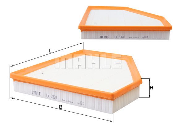 Filtr powietrza Mahle LX 3320