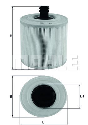 Filtr powietrza Mahle LX 3015/14