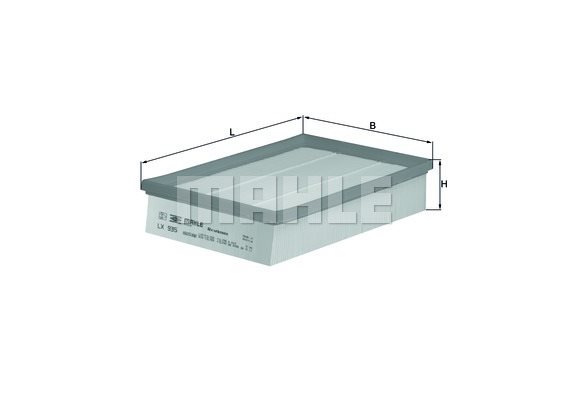 Filtr powietrza Mahle LX 935
