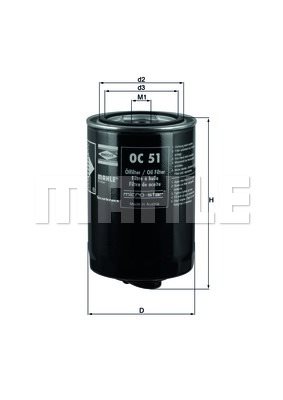 Filtr oleju Mahle OC 51 OF