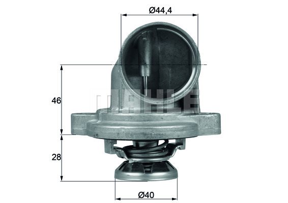 Termostat, płyn chłodzący Mahle TI 23 80