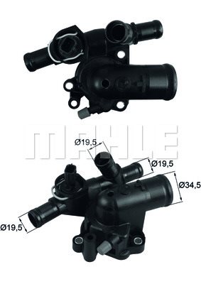 Termostat, płyn chłodzący Mahle TI 248 83
