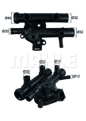 Termostat, płyn chłodzący Mahle TI 259 83D
