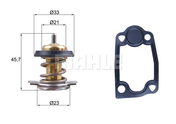 Termostat, płyn chłodzący Mahle TX 266 79D