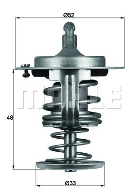 Termostat, płyn chłodzący Mahle TX 82 80D