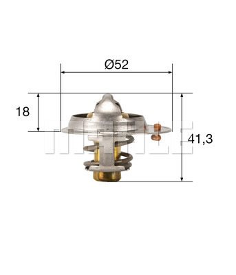 Termostat, płyn chłodzący Mahle TX 85 82