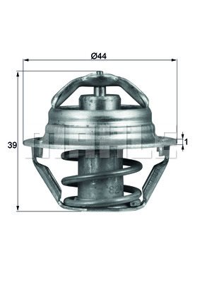 Termostat, płyn chłodzący Mahle TX 90 82D