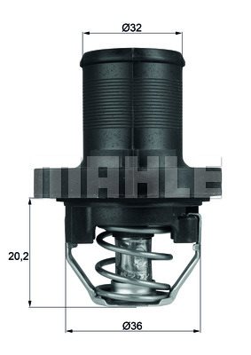 Termostat, płyn chłodzący Mahle TI 47 89