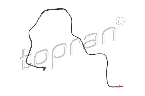 Wąż, paliwo na przelewie Topran 702 138