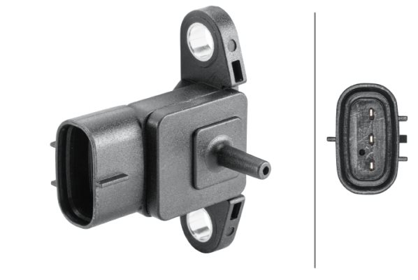 Czujnik, ciśnienie w kolektorze dolotowym Hella 6PP 358 152-371