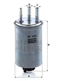 Filtr paliwa Mann-filter WK 8069