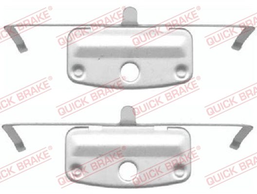 Zestaw akcesoriów, klocki hamulcowe Quick Brake 109-1644