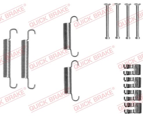 Zestaw akcesoriów, szczęki hamulcowe hamulca postojowego Quick Brake 105-0839