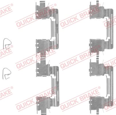 Zestaw akcesoriów, klocki hamulcowe Quick Brake 109-1613