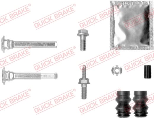 Zestaw tulei prowadzących, zacisk hamulca Quick Brake 113-1414X