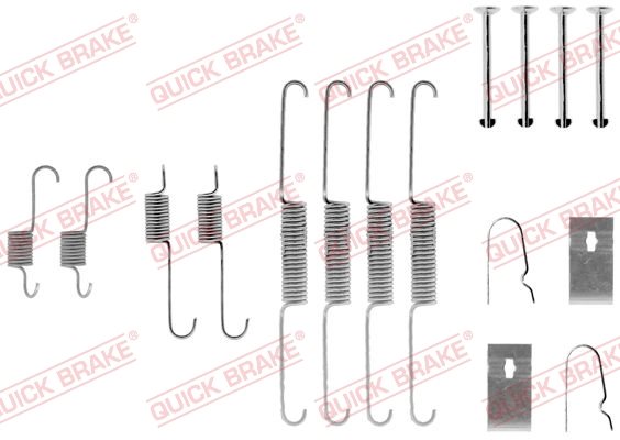 Zestaw dodatków, szczęki hamulcowe Quick Brake 105-0782