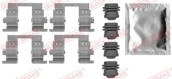 Zestaw akcesoriów, klocki hamulcowe Quick Brake 109-0013