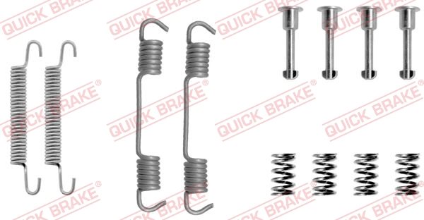 Zestaw akcesoriów, szczęki hamulcowe hamulca postojowego Quick Brake 105-0708