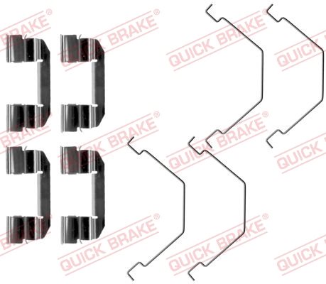 Zestaw akcesoriów, klocki hamulcowe Quick Brake 109-1292