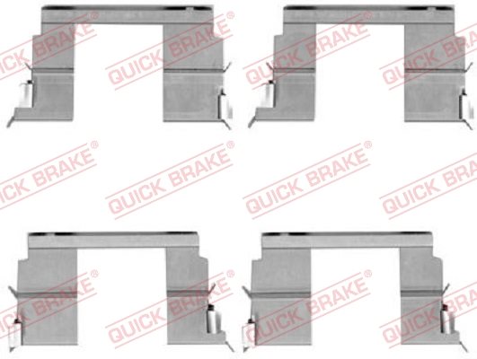 Zestaw akcesoriów, klocki hamulcowe Quick Brake 109-1783