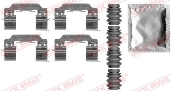 Zestaw akcesoriów, klocki hamulcowe Quick Brake 109-0007