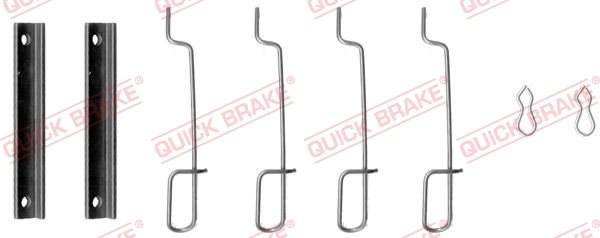 Zestaw akcesoriów, klocki hamulcowe Quick Brake 109-0992