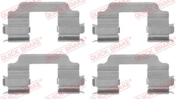 Zestaw akcesoriów, klocki hamulcowe Quick Brake 109-1709