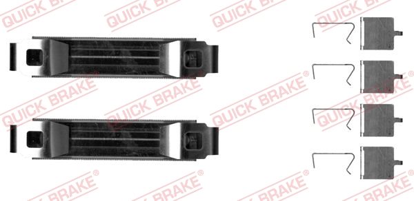 Zestaw akcesoriów, klocki hamulcowe Quick Brake 109-0029