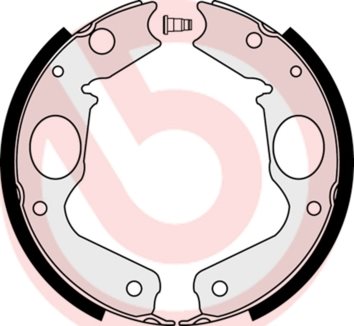 Zestaw szczęk hamulcowych, hamulec postojowy Brembo S 54 518
