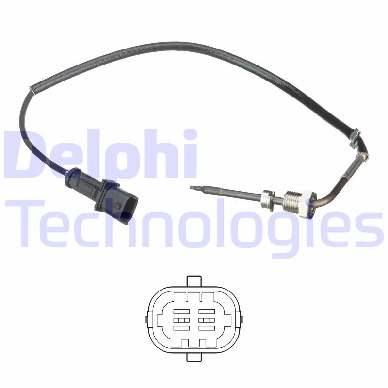 czujnik, temperatura spalin Delphi TS30195